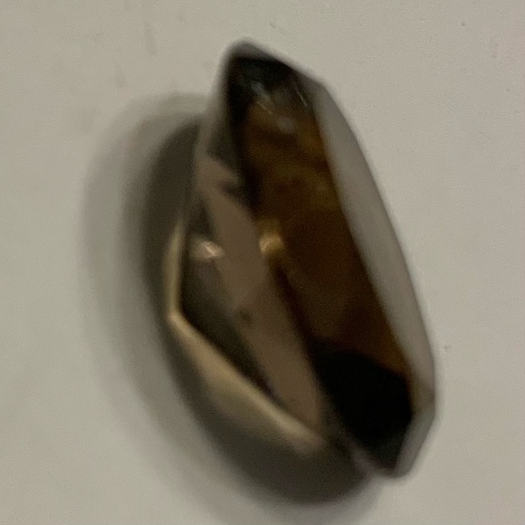 FIVE VTG 4 Gem Stones (Amethyst & Brown Topaz) Plus one Agate gem Horn (5 total) - Picture 10 of 15